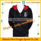 Digital Print Plain Black Hoodies, His and Hers Hoodie thumbnail-1