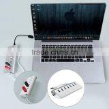 New High-Speed Aluminum 7 Ports USB 3.0 HUB for Macbook PC thumbnail-5