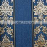 Korea PVC Wallpaper Striped and Floral Designer Wallpaper thumbnail-1