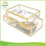 Laser Cut Small Ornate Wishes Jewelry Album Case With Magnetic Closure , Nautical Favor Indian Gold Wedding Gift Boxes thumbnail-6