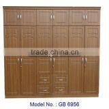 Big Wardrobe Closet, MDF 6 Doors Wardrobe, Malaysia Bedroom Furniture Designs thumbnail-1