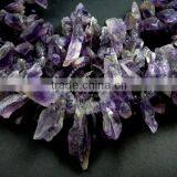 40cm String,about 70pcs,0.8-30mm Nugget Random Shape Purple Natural Raw Amethyst Stone Loose Beads Findings Supplies 3030001 thumbnail-4