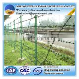 galvanized or pvc coated barbed wire for raillway fence