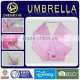 2016 Cheap Promotional Pink Polyester Kids Umbrella for Girls thumbnail-1