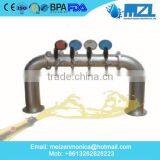 U Style Polished Stainless Steel Draft Beer Tower With Chrome Plated thumbnail-3