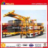 2 Axle 3 Axle Cargo Skeleton Lowbed Semi Trailer 40ft Container Trailer Price for Sale thumbnail-3