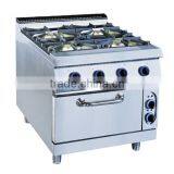 Commercial Kitchen 4 Burner Gas Stoves With Electric Oven thumbnail-1