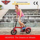 250W Cheap Small Folding Electric Bike, Cheap Electric Bicycle With EN15194 (EF01S-3) thumbnail-3