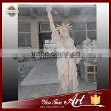 Large Outside Marble Liberty Goddess Statue thumbnail-2
