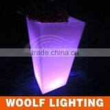 Waterproof Decoration LED High Square Flower Pot LED Garden Pot thumbnail-3