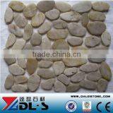 Pebble Stepping Stone White Pebble Tiles For Floor Shower thumbnail-1