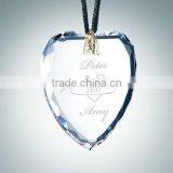 New Arrival Heart Shape Crystal Xmas Decoration thumbnail-1