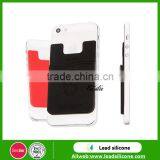 Low Price Silicone Card Pocket With 3M Sticker,High Quality Silicone Card Holder thumbnail-3