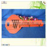 Stylish Interior Decorating Key Shape Clothes Use Wooden Holder thumbnail-5