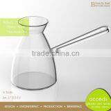 Superior Quality Borosilicate Beautiful Heat Resistant Milk Pot thumbnail-1