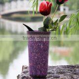 Biodegradable Round Bamboo Fiber Vase in Different Sizes thumbnail-2