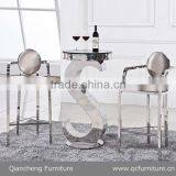 2017 High Quality Stainless Steel pu Leater Bar Chair