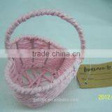Handmade Woven Heart-shaped Storage Basket thumbnail-3