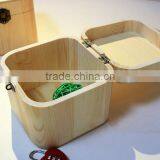 Eco-friendly Wood Locked Storage Box thumbnail-3