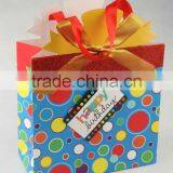 Shopping Paper Bag With 3D Flower Pattern/Printed Foldable Gift Bag thumbnail-2