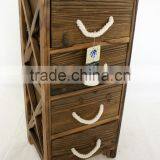 Rustic Furniture Drawer Cabinet Unfinished Wood Furniture Wholesale thumbnail-5