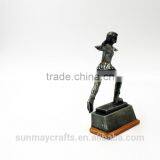Wholesale Custom High Quality Polyresin Gymnastics Trophy Statue for Sale thumbnail-3