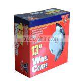 Universal Chrome Plastic 13inch 14inch 15inch Car Wheel Cover thumbnail-3