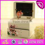 Customize Handmade Mini Wooden Jewelry Storage With Drawer W09E018-S thumbnail-1