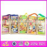 2016 New Design 23 Pieces Educational Toy Wooden Magnetic Puzzles for Toddlers W14J002 thumbnail-6