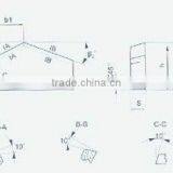 Chopping Bit for Drilling the Equipment Installation Holes in Brick,stone and Concrete Wall