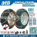 9mm Carbon Steel Diamond Design Car Snow Chain thumbnail-1