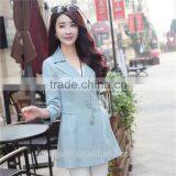 Fashion Ladies Coats Long Spring Trench Coat for Women Outdoor Jacket thumbnail-2