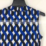 Women Clearance Lots Sleeveless Geometric Pattern Print Fashion Dress thumbnail-6