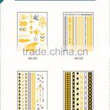 Trending Hot Products 2015 New Product Gold Metallic Flash Temporary Tattoo Sticker thumbnail-5