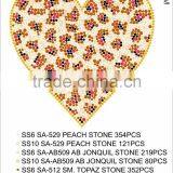 Custom Heart Rhinestone/Acrylic /Gem Stone Glitter Hot Fix Rhinestone for Clothing thumbnail-4