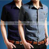 2014 Hot Trend Mens Linen Business Shirts Wholesale thumbnail-1