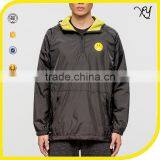 OEM Service Latest Design Men Hoody Balck Windbreaker Jacket thumbnail-1