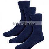 Custom Embroidery Logo Solid Color Crew Breathable Wicking Antibacterial 100% Bamboo Socks thumbnail-2