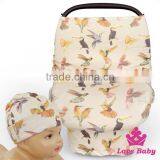 CT-85 Lovebaby Yiwu Wholesale Triple Baby Product Custom Printed Cartoon Pattern Suit Mother Feeding Newborn Car Cover thumbnail-2