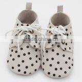 Dark Spot Cheap Leather Shoes Leather Flat Infant Shoes thumbnail-1
