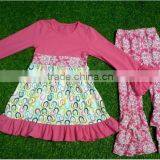 Wholesale Childrens Clothing Sets for Easter Wholesale Baby Girls Sets With Bunny and Lace Pants thumbnail-4