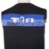 ISO9001/BSCI Manufature Black Mens Fitted Knitting Pattern Vest thumbnail-6