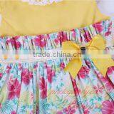 Easter Yellow Flower Girl Dresses Baby Clothes thumbnail-6