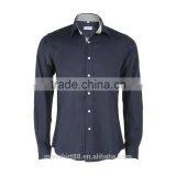 2017 New Fashion 100% Cotton Regular Collar Long Sleeve Causal Men Shirt thumbnail-1