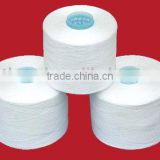 T20S/2 high quantity 100% spun polyester raw white sewing thread