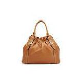 Vintage Brown Large Tote Leather Bags With Handle , Pure Leather Ladies Handbags