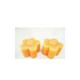 Restaurant Coffee Table Flower Handmade Carved Scented Candles With Paraffin Wax