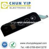 Custom Capacitive Touch Membrane Switch With Small Lcd
