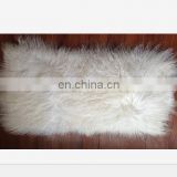 hot sale natural Mongolian lamb fur wool cushion plate skins