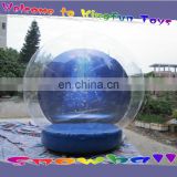 X-mas inflatable snow bubble ball inflatable snow globe for winter